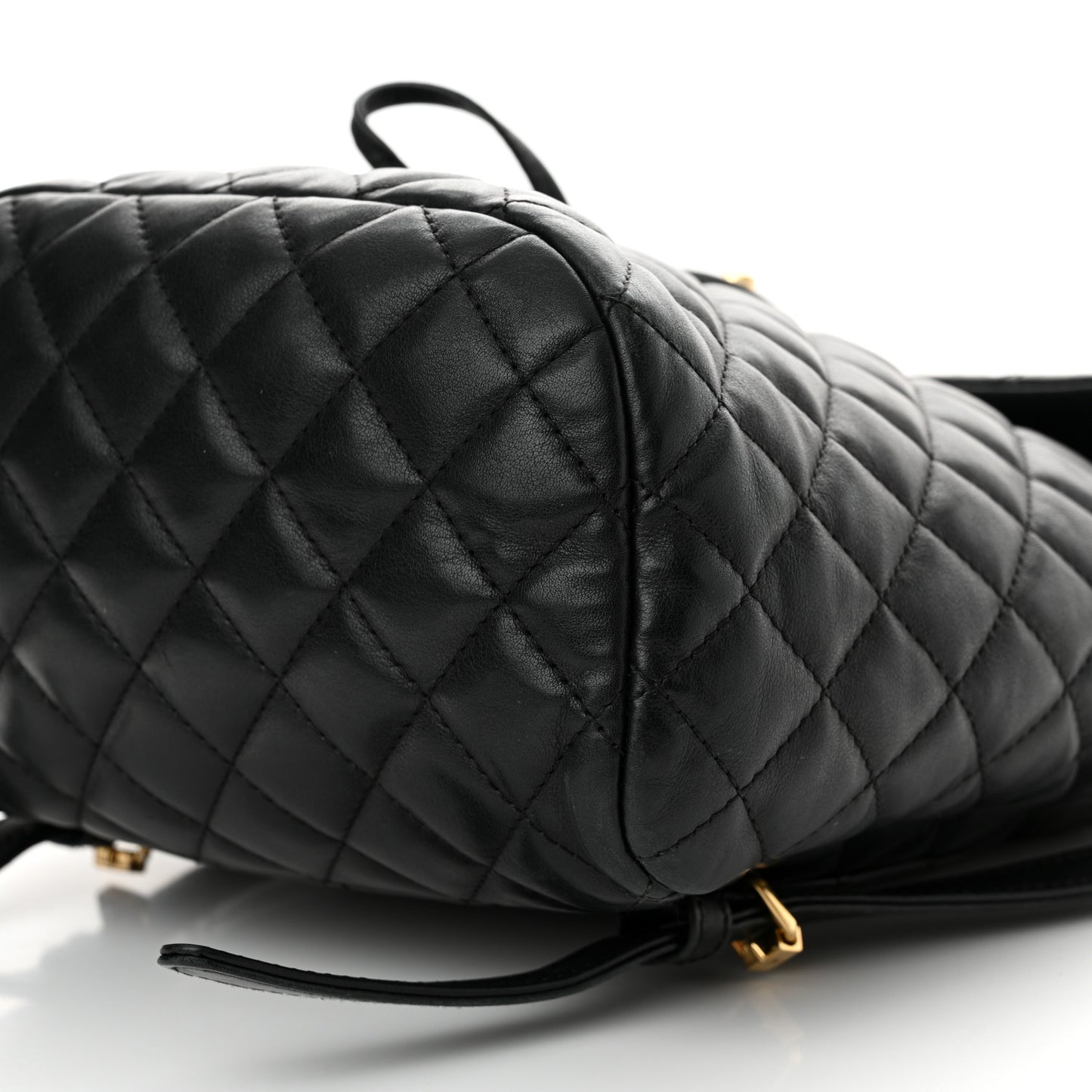 Calfskin Quilted Small Urban Spirit Backpack Black