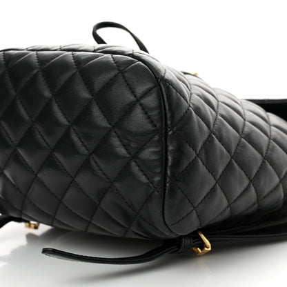 Chanel Calfskin Quilted Small Urban Spirit Backpack Black 10 of 11