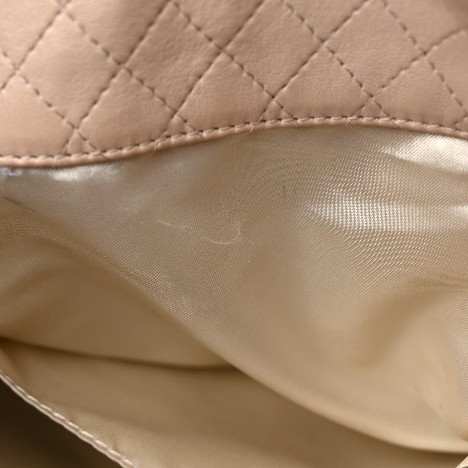 Chanel Lambskin Soft and Chain Large Hobo Beige 10 of 17