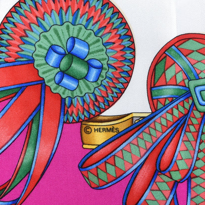 Hermes Silk Les Rubans Du Cheval Scarf 90 4 of 4