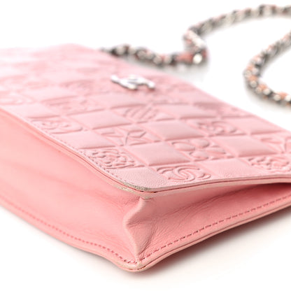 Chanel Lambskin Precious Symbols Pochette Pink 12 of 15
