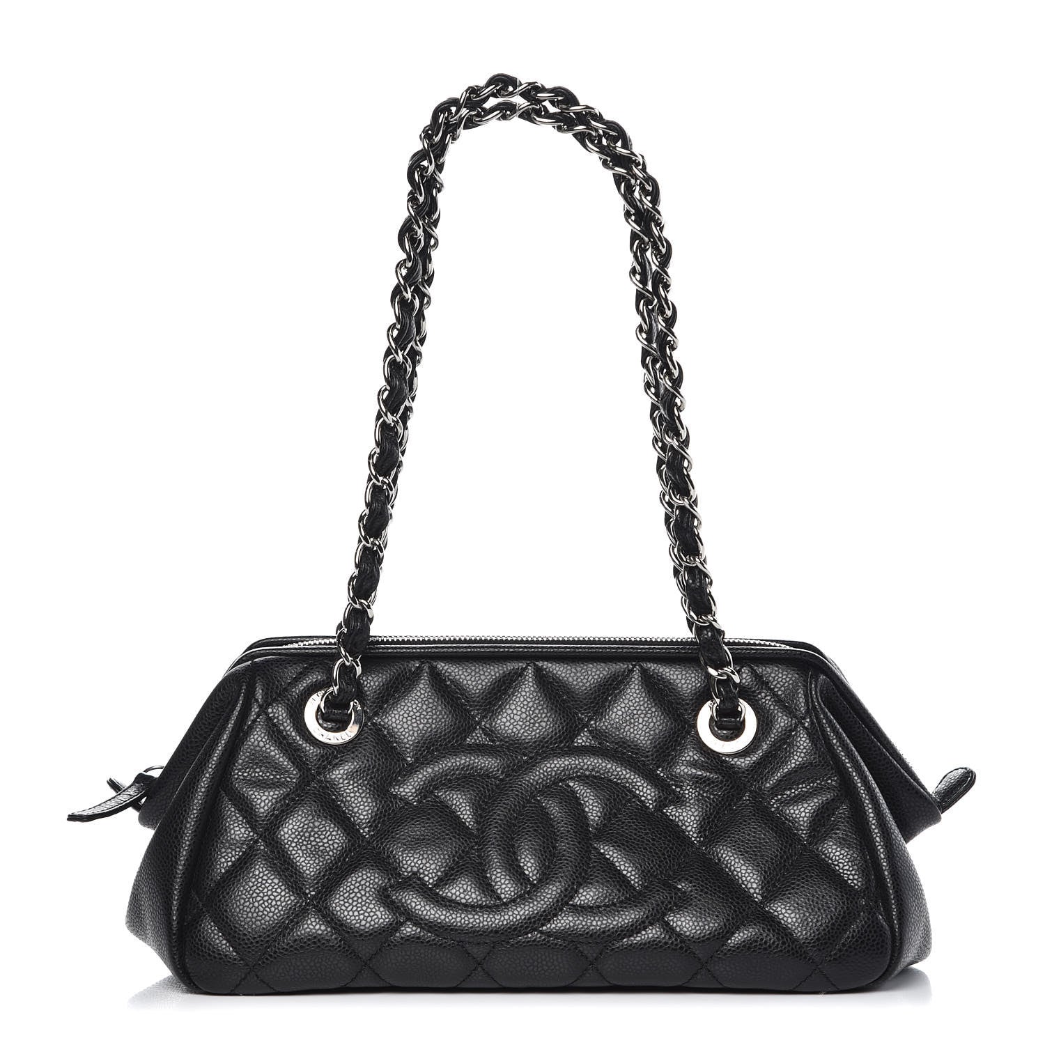 Chanel Caviar Quilted Timeless CC Shoulder Bag Black 1 of 7