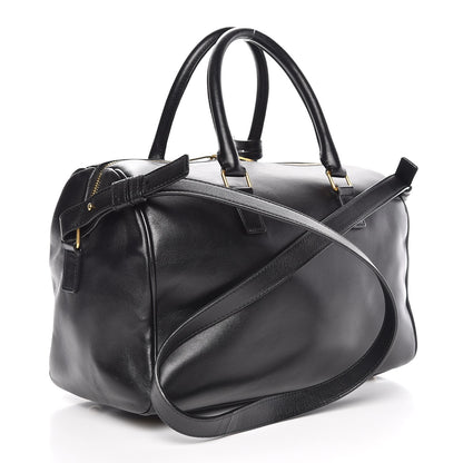 Saint Laurent Calfskin Classic Duffle 6 Black 4 of 8