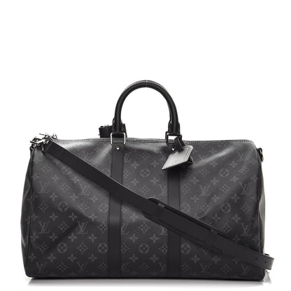 Louis Vuitton Monogram Eclipse Keepall Bandouliere 45 1 of 7