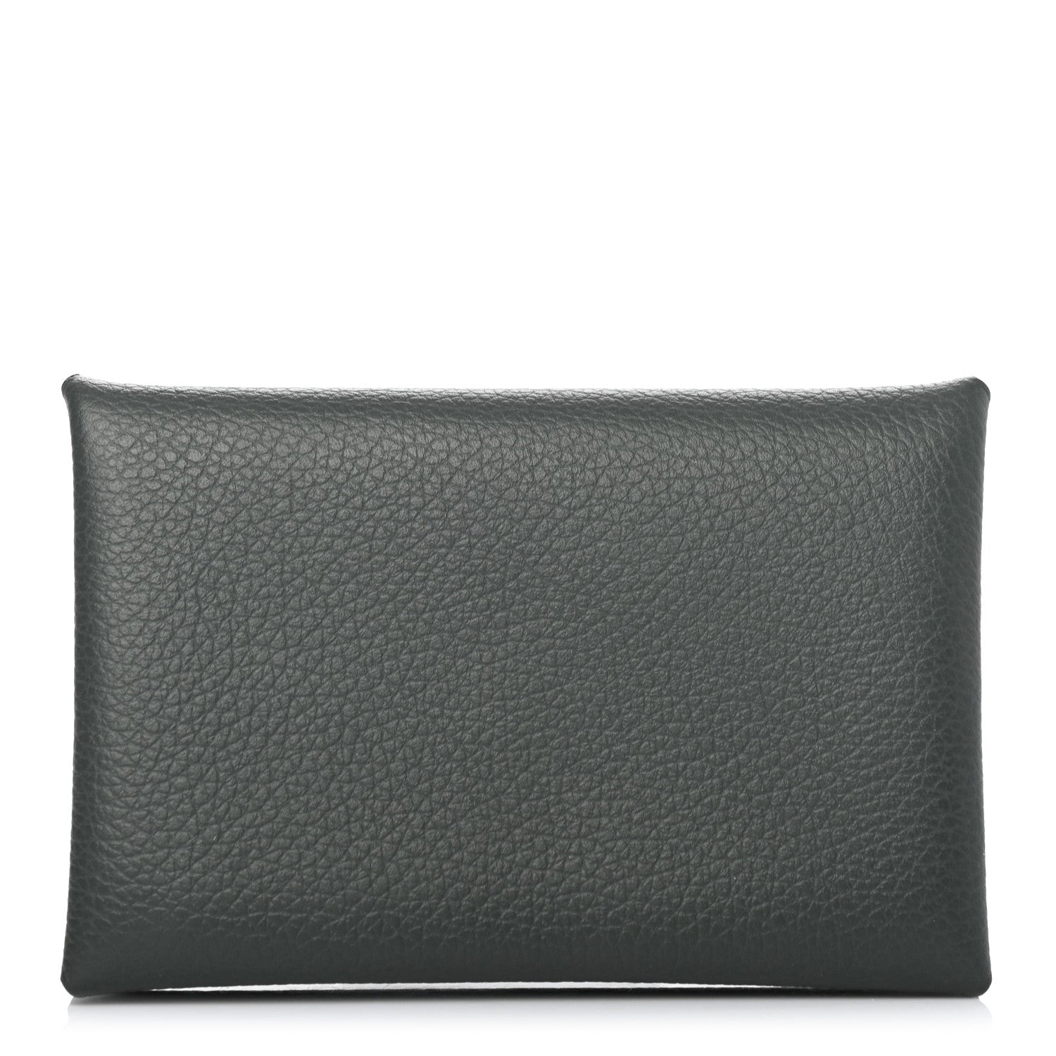 Hermes Evercolor Calvi Verso Card Case Bleu Orage Etain 1 of 7