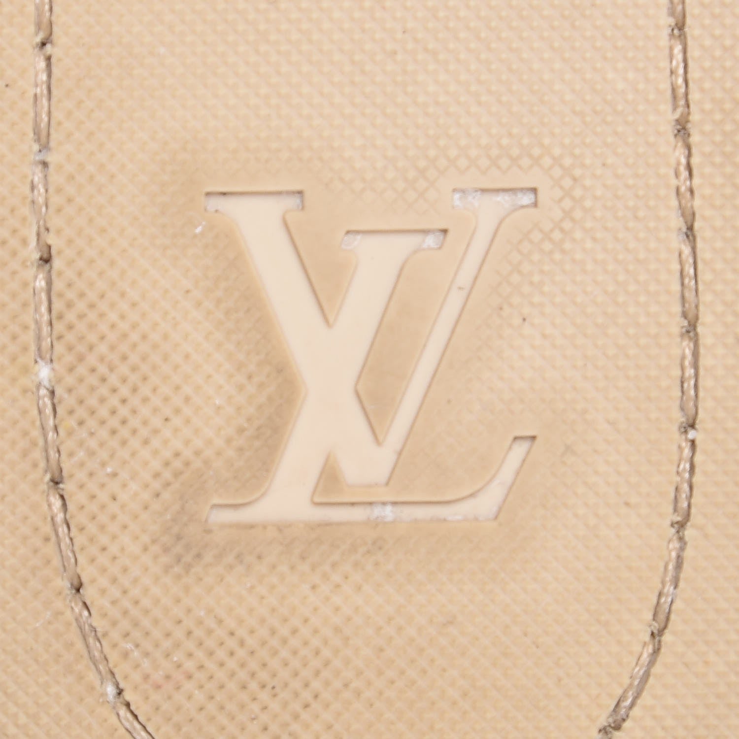 Louis Vuitton Calfskin Tropical Bloom Espadrille Flat 35 White 7 of 9
