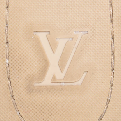 Louis Vuitton Calfskin Tropical Bloom Espadrille Flat 35 White 7 of 9