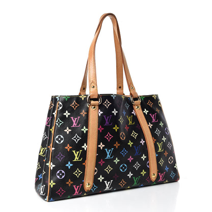 Louis Vuitton Monogram Multicolor Aurelia MM Black 3 of 17