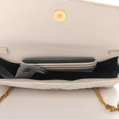 Versace Nappa Barocco Quilted Vanitas Crossbody White 4 of 9