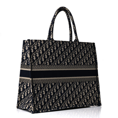 Christian Dior Oblique Book Tote Blue Multicolor 3 of 17