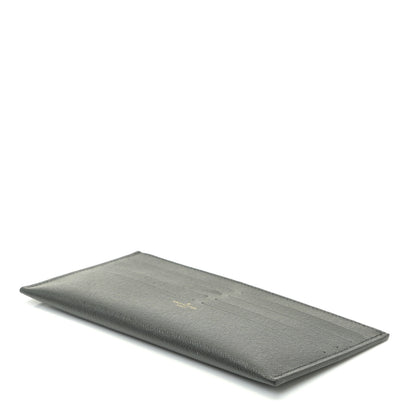 Louis Vuitton Calfskin Felicie Chain Wallet Card Holder Insert Black 4 of 5