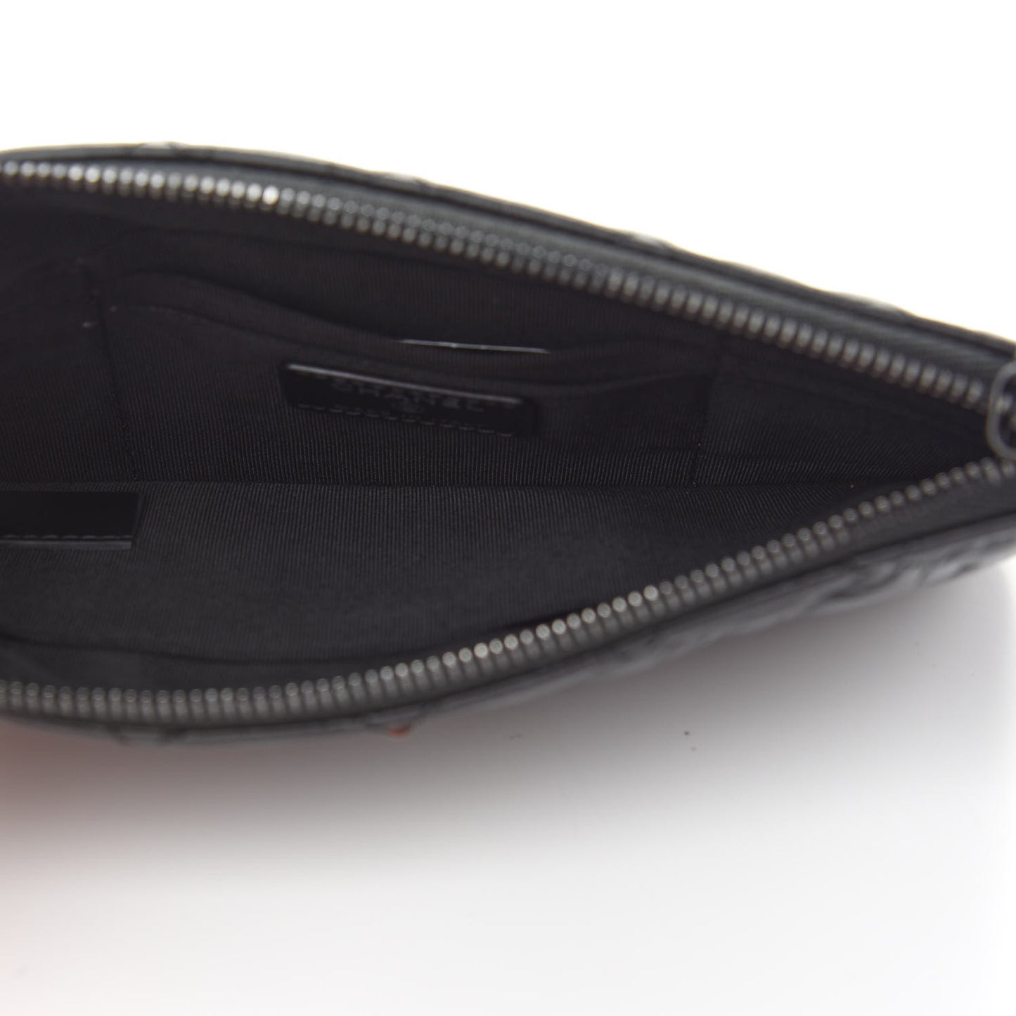 Aged Calfskin Quilted Medium Reissue Cosmetic Case So Black