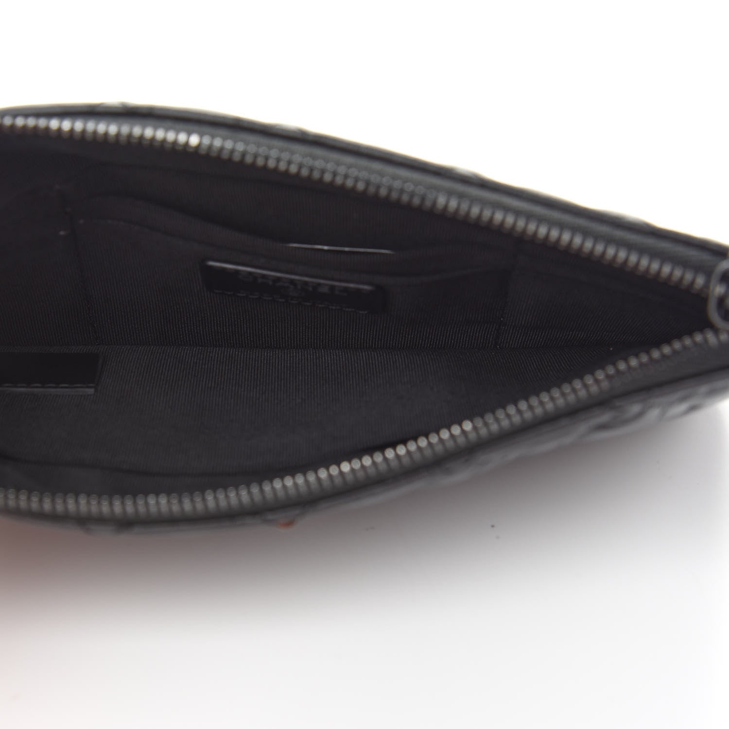 Chanel Aged Calfskin Quilted Medium Reissue Cosmetic Case So Black 5 of 7
