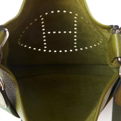 Hermes Taurillon Clemence Evelyne II PM Vert Chartreuse 6 of 8