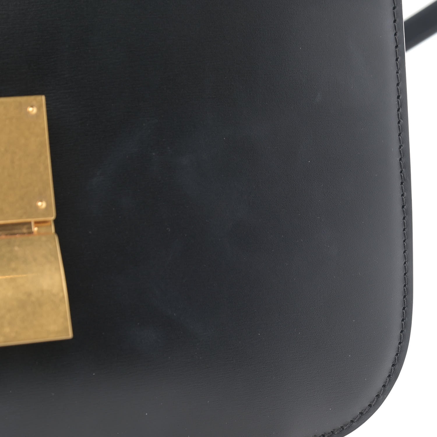 Celine Box Calfskin Medium Classic Box Flap Bag Black 12 of 13