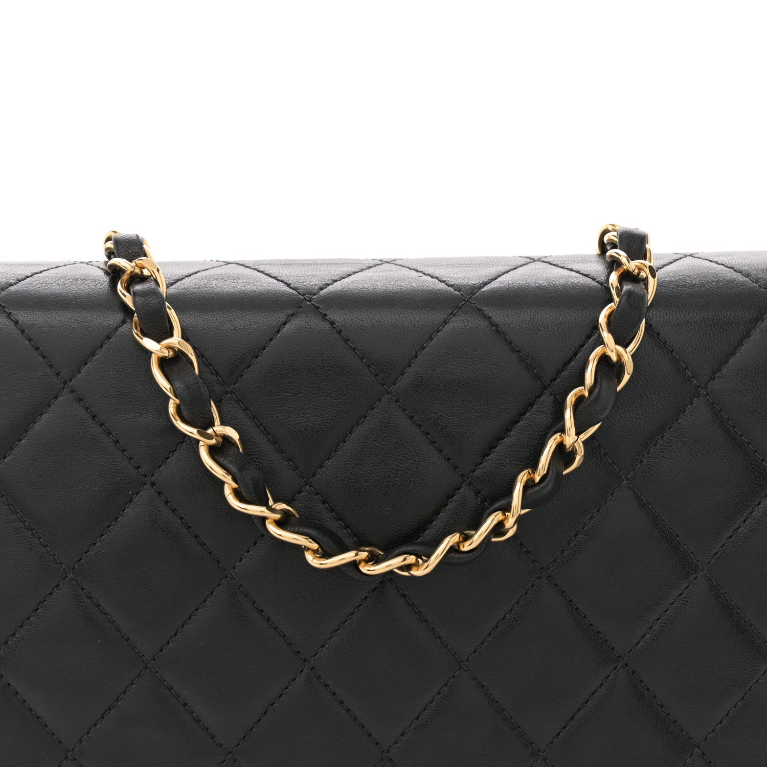 Chanel Lambskin Quilted Small Single Flap Black 8 of 12