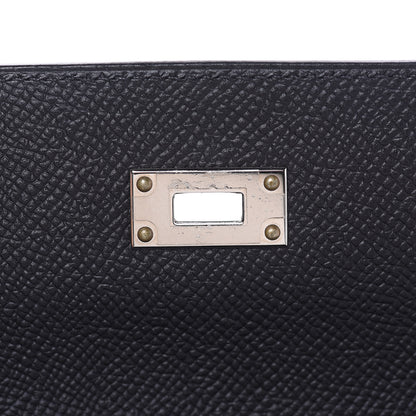 Hermes Epsom Kelly Longue Wallet Black 8 of 17