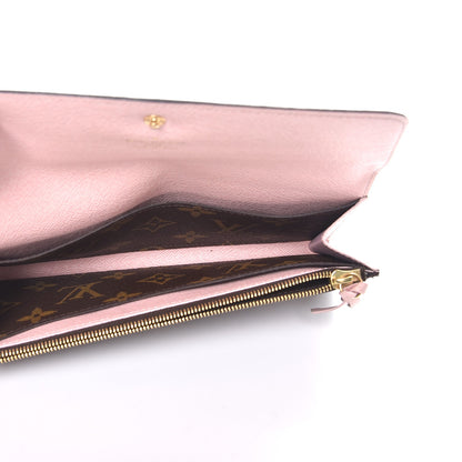 Louis Vuitton Monogram Emilie Wallet Rose Ballerine 5 of 8