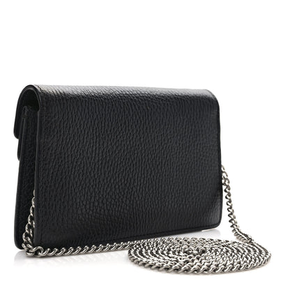 Gucci Calfskin Super Mini Dionysus Shoulder Bag Black 3 of 10