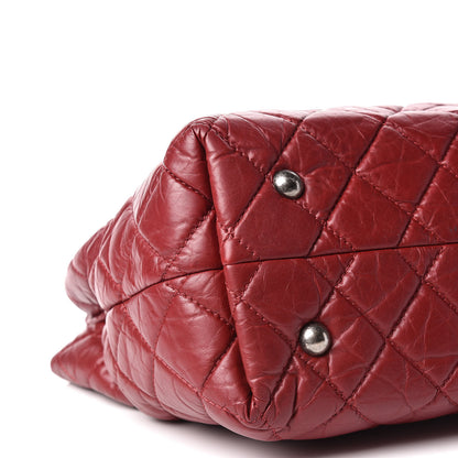 Chanel Aged Calfskin Quilted Reissue 2.55 Tote Red 5 of 10
