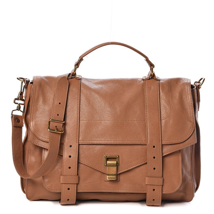 Proenza Schouler Lambskin Large PS1 Satchel Birch 1 of 11