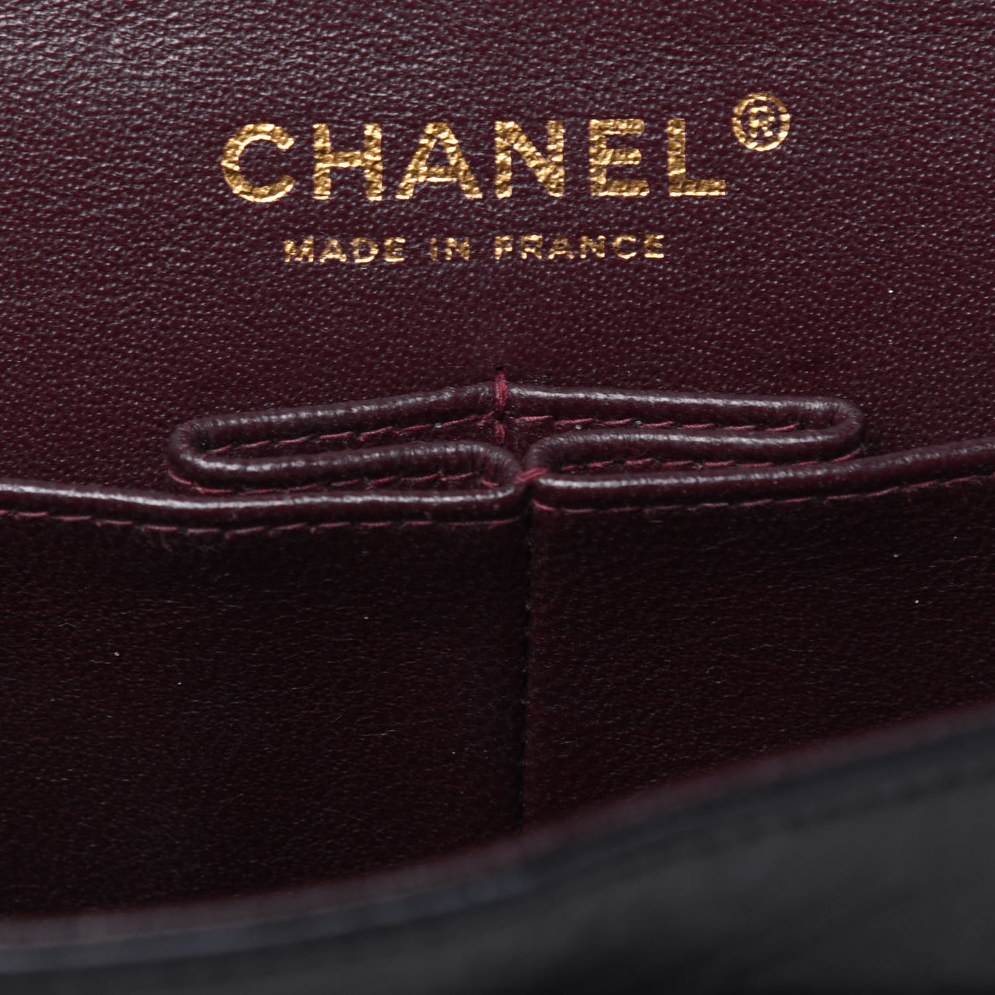 Lambskin Quilted Small Double Flap Black