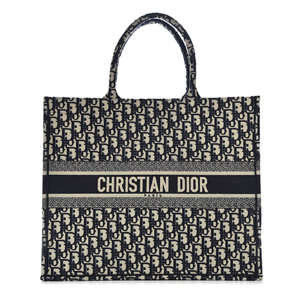 Christian Dior Oblique Book Tote Blue Multicolor 1 of 11