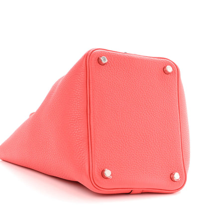 Hermes Taurillon Clemence Picotin Lock 18 PM Rose Jaipur 8 of 10