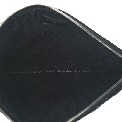 Chanel Tweed Lambskin Quilted Small Case Black 4 of 6