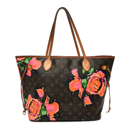 Louis Vuitton Monogram Roses Neverfull MM 1 of 13