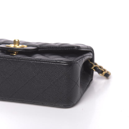 Chanel Caviar Quilted Mini Rectangular Flap Black 9 of 11