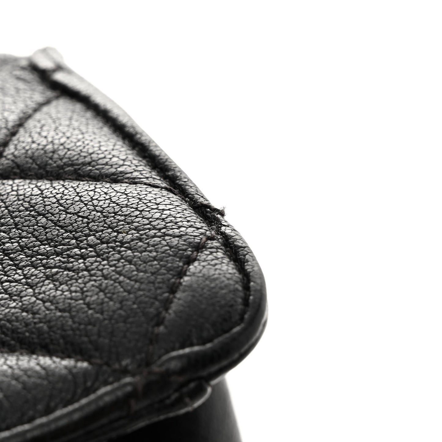 Goatskin Perfect Edge Tote Black