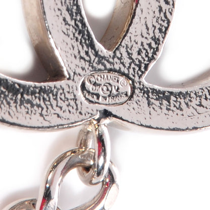 Chanel Enamel CC Ceinture Fantai Adjustable Belt Silver Black 4 of 6