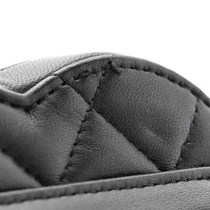 Chanel Lambskin Quilted CC In Love Heart Waist Belt Bag With Chain Black 11 of 13