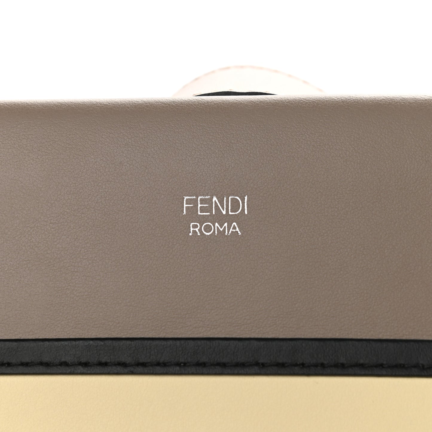 Vitello Century F is Fendi Regular Runaway Satchel Tortora Burro Multicolor