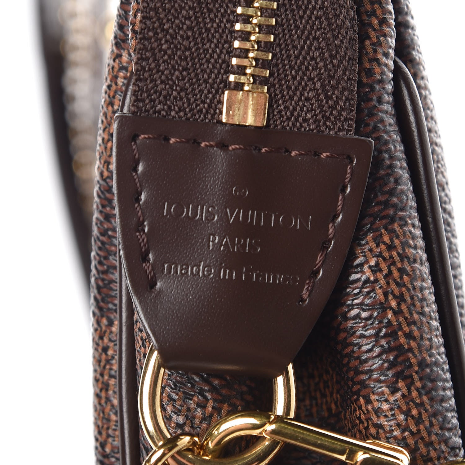 Louis Vuitton Damier Ebene Eva Clutch 6 of 11