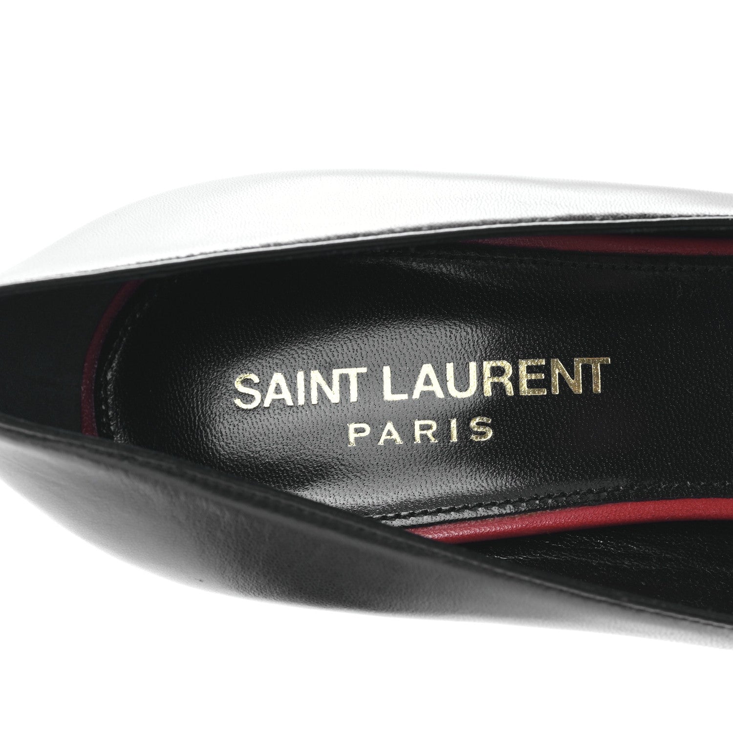 Saint Laurent Calfskin Anja 85 Pumps 37 Black 7 of 9