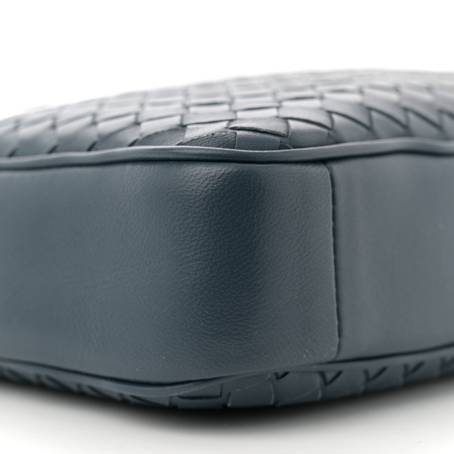 Nappa Intrecciato Medium Briefcase Blue Black