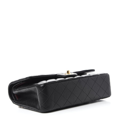 Chanel Lambskin Quilted Medium Double Flap Black 4 of 13