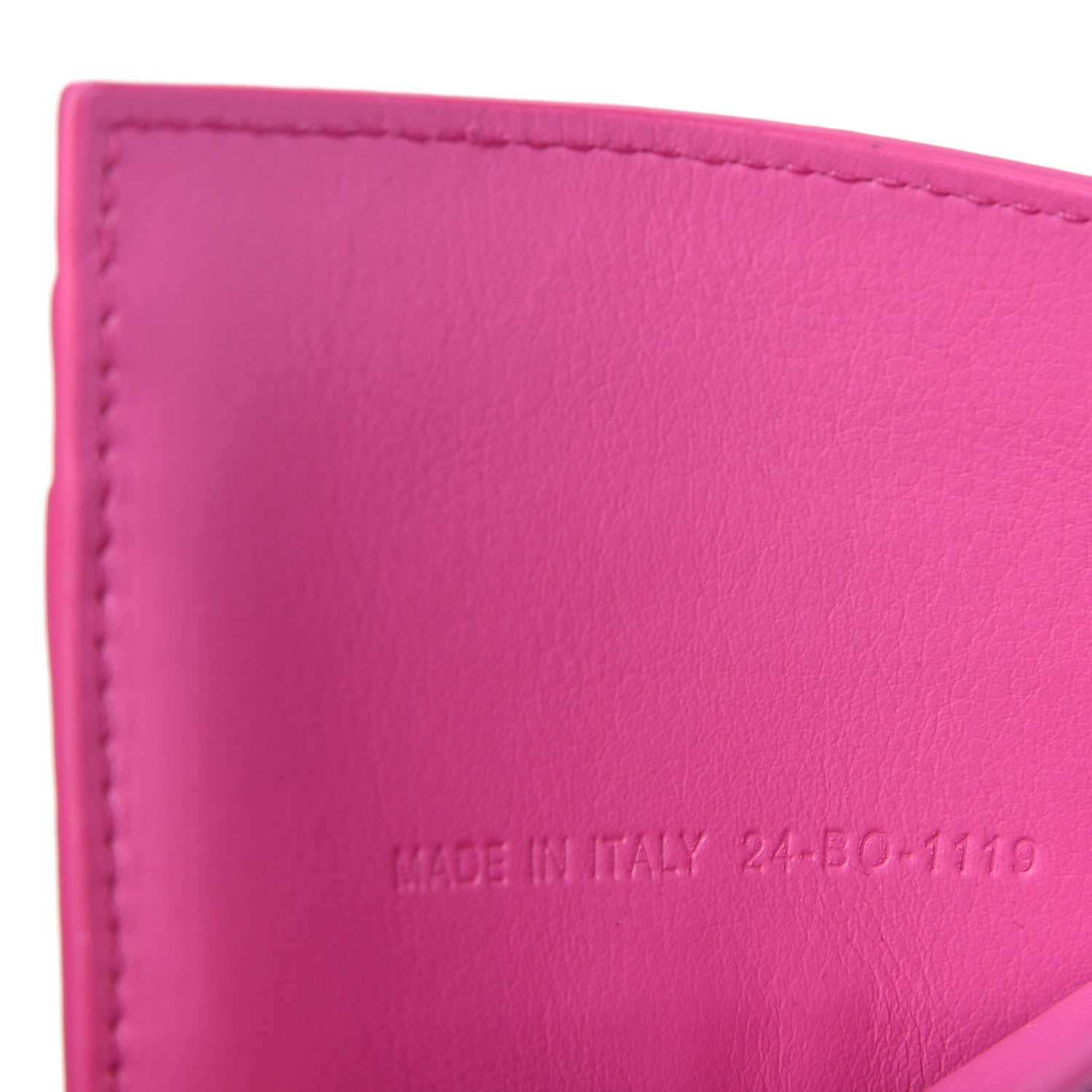 Christian Dior Grained Calfskin Card Holder Fuchsia 8 of 9