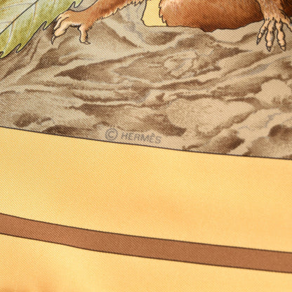 Hermes Silk Casse Noisette Scarf 90 5 of 6