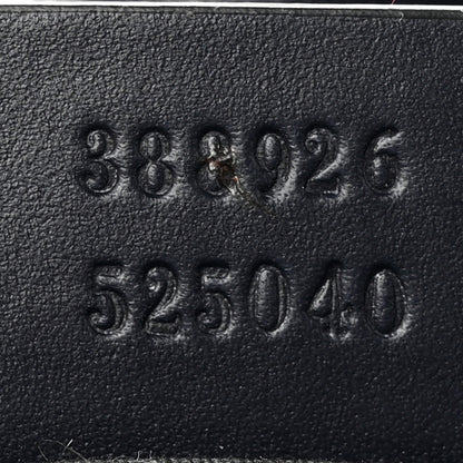 Gucci GG Supreme Monogram Web Flat Messenger Bag Navy 7 of 14