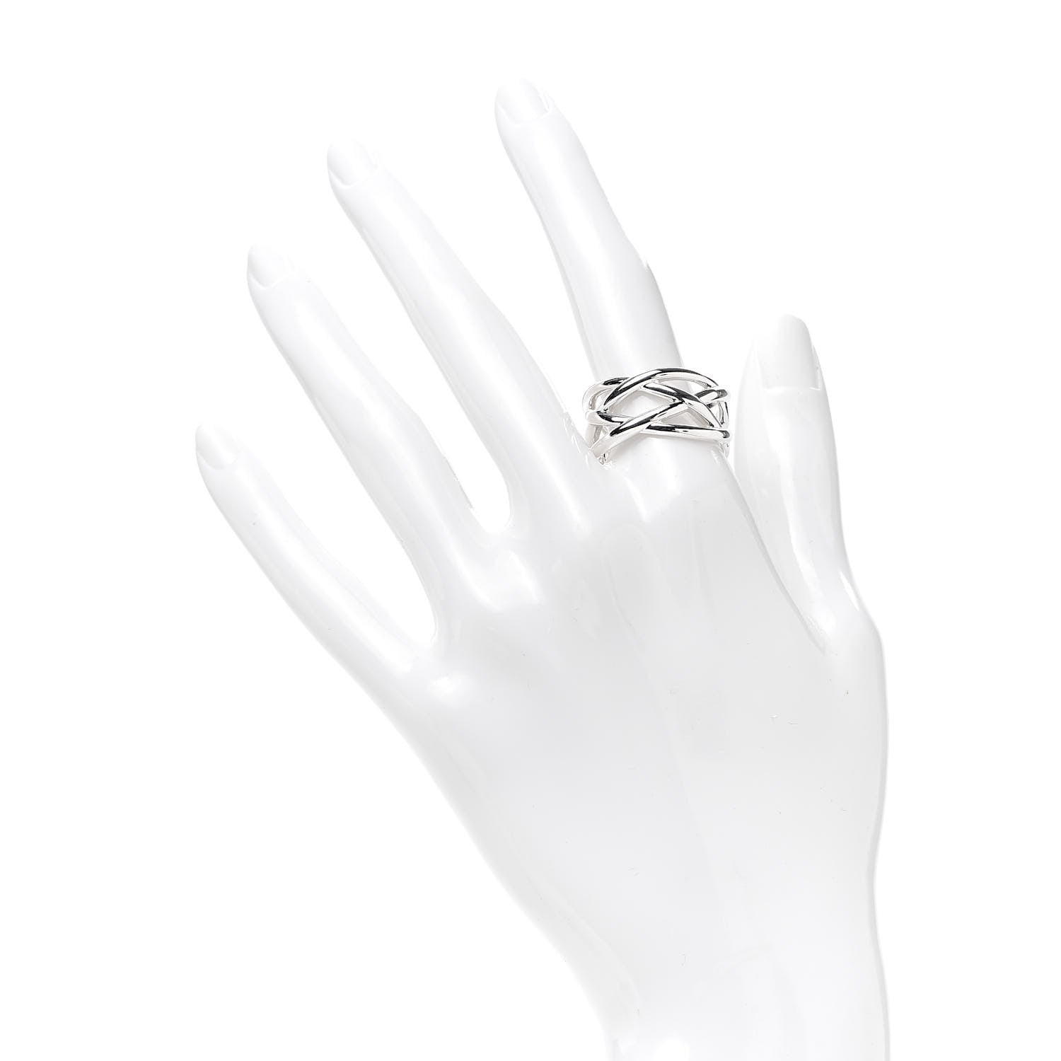 Tiffany Sterling Silver Celtic Knot Ring 60 9 2 of 4