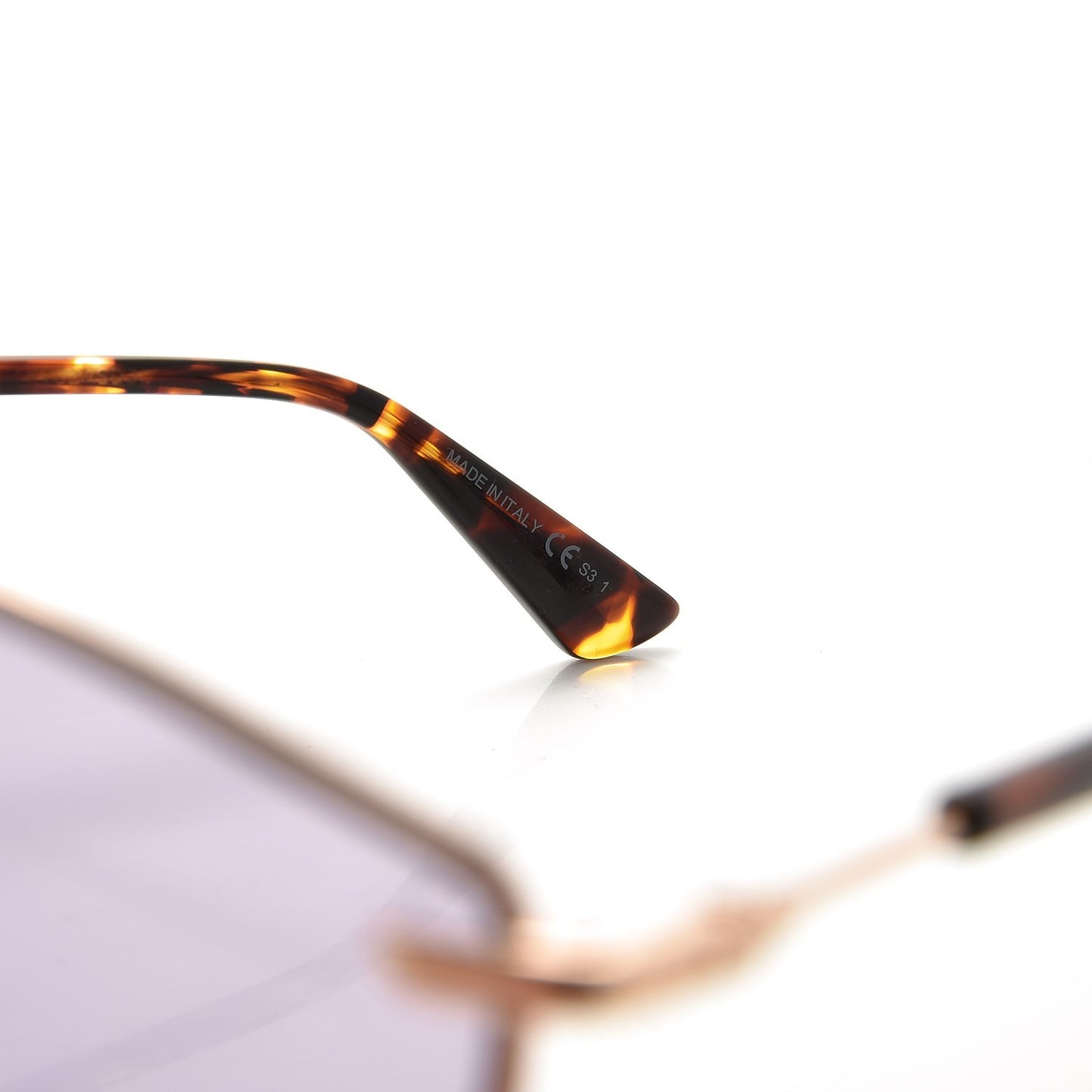 So Real Pop Sunglasses Rose Gold Purple