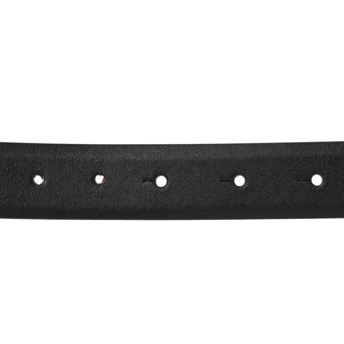 Calfskin CC Chain Vintage Allure Logo Belt 85 34 Black