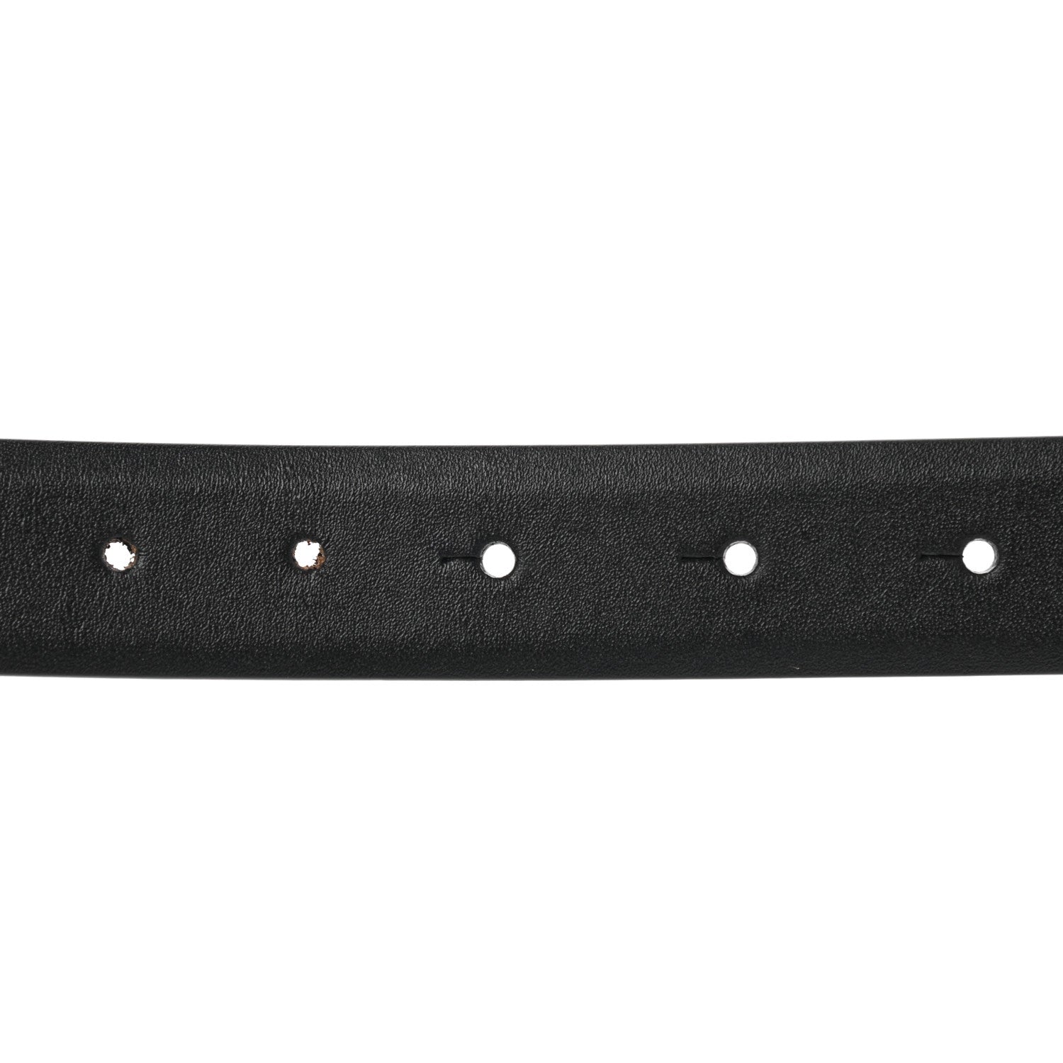 Chanel Calfskin CC Chain Vintage Allure Logo Belt 85 34 Black 3 of 7