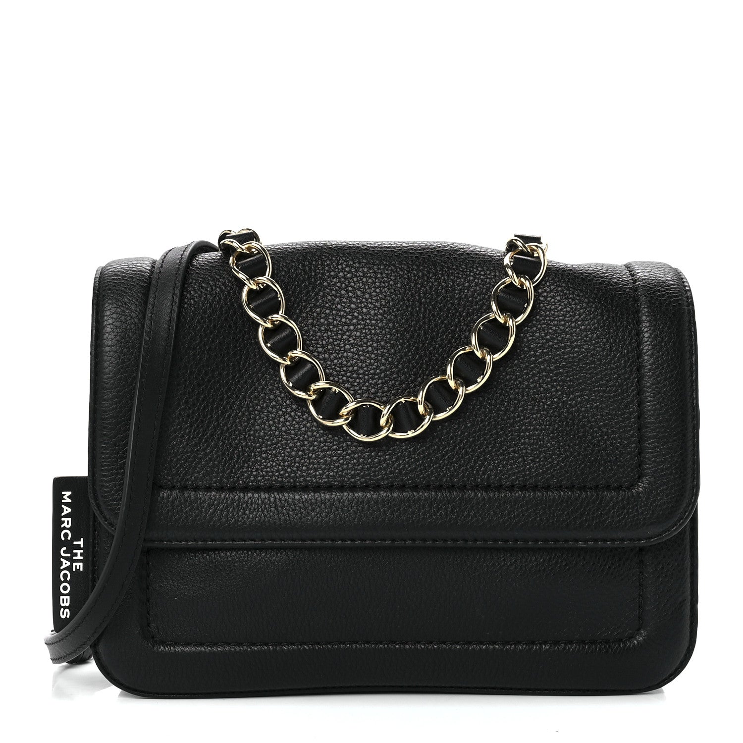 Marc Jacobs Calfskin The Mini Cushion Bag Black 1 of 13