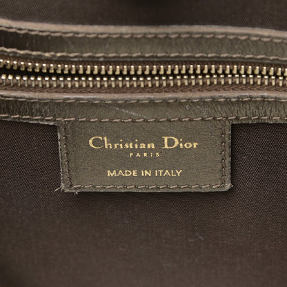 Christian Dior Coated Canvas Cannage Panarea Tote Bronze 6 of 16