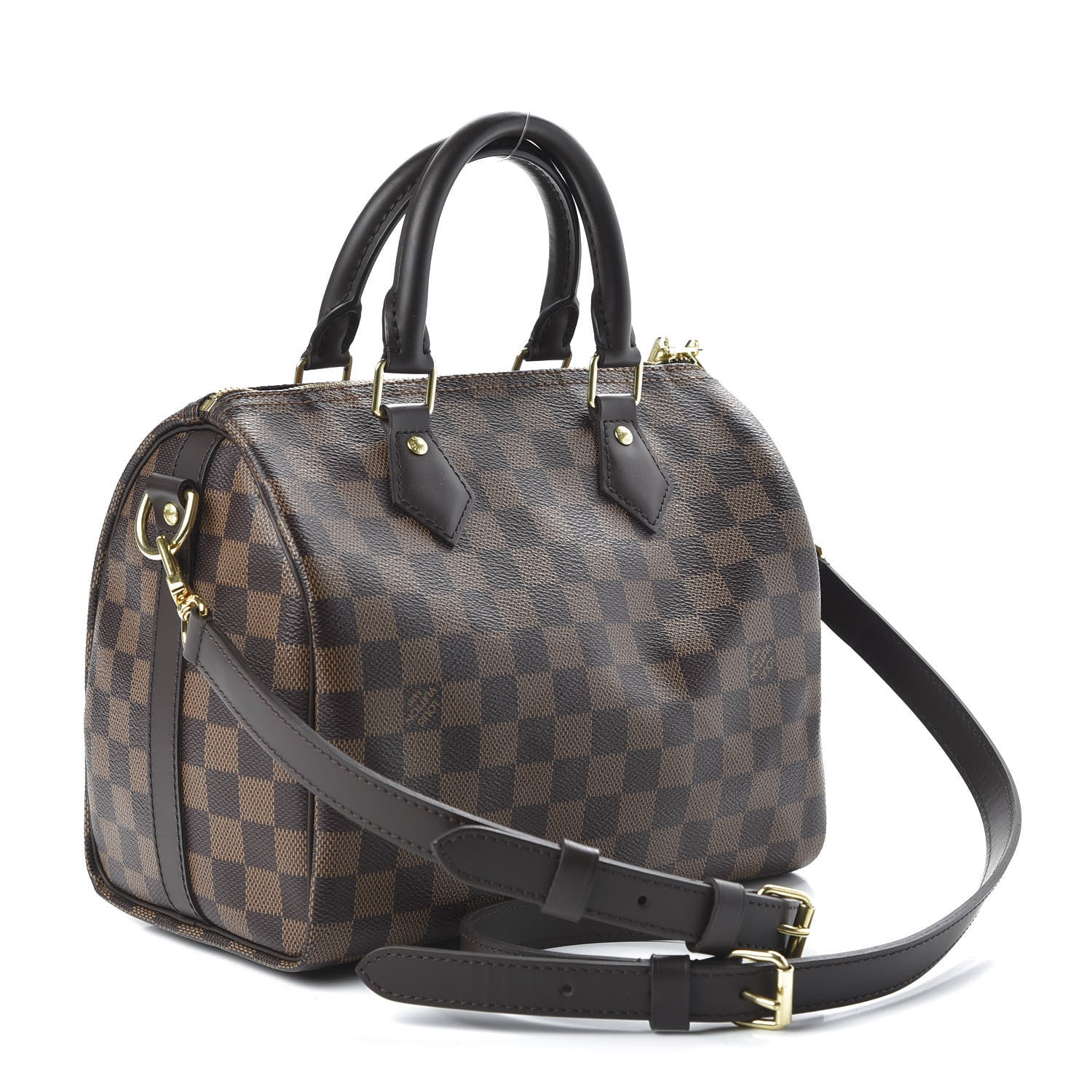 Louis Vuitton Damier Ebene Speedy Bandouliere 25 3 of 10