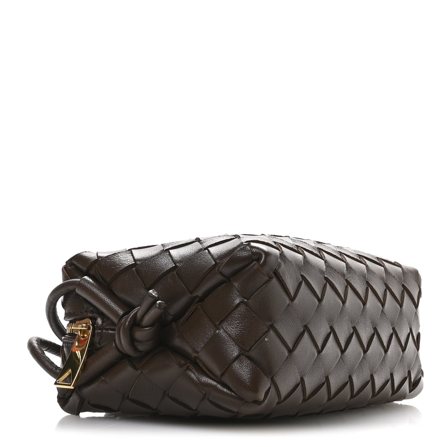 Nappa Intrecciato Mini Loop Camera Bag Light Brown